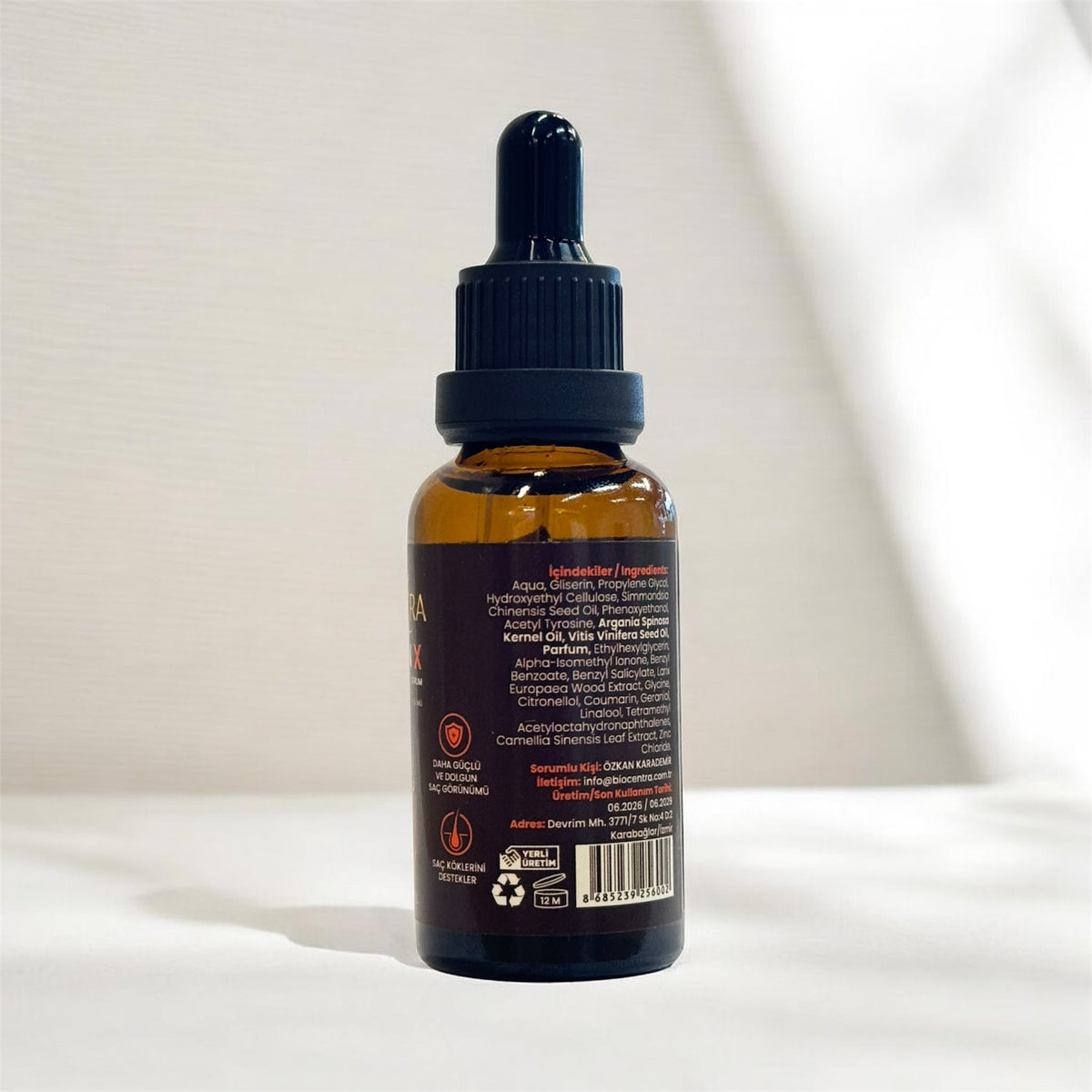 BİOCENTRA Hairgen X - Saç Çıkarıcı ve Beyazlık Karşıtı Saç Serumu - VEGAN ÜRÜN